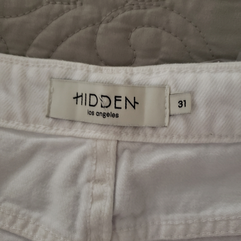 CLEARANCE Hidden High-Rise Bailey Boyfriend Distressed Jeans - Picture 8 of 8